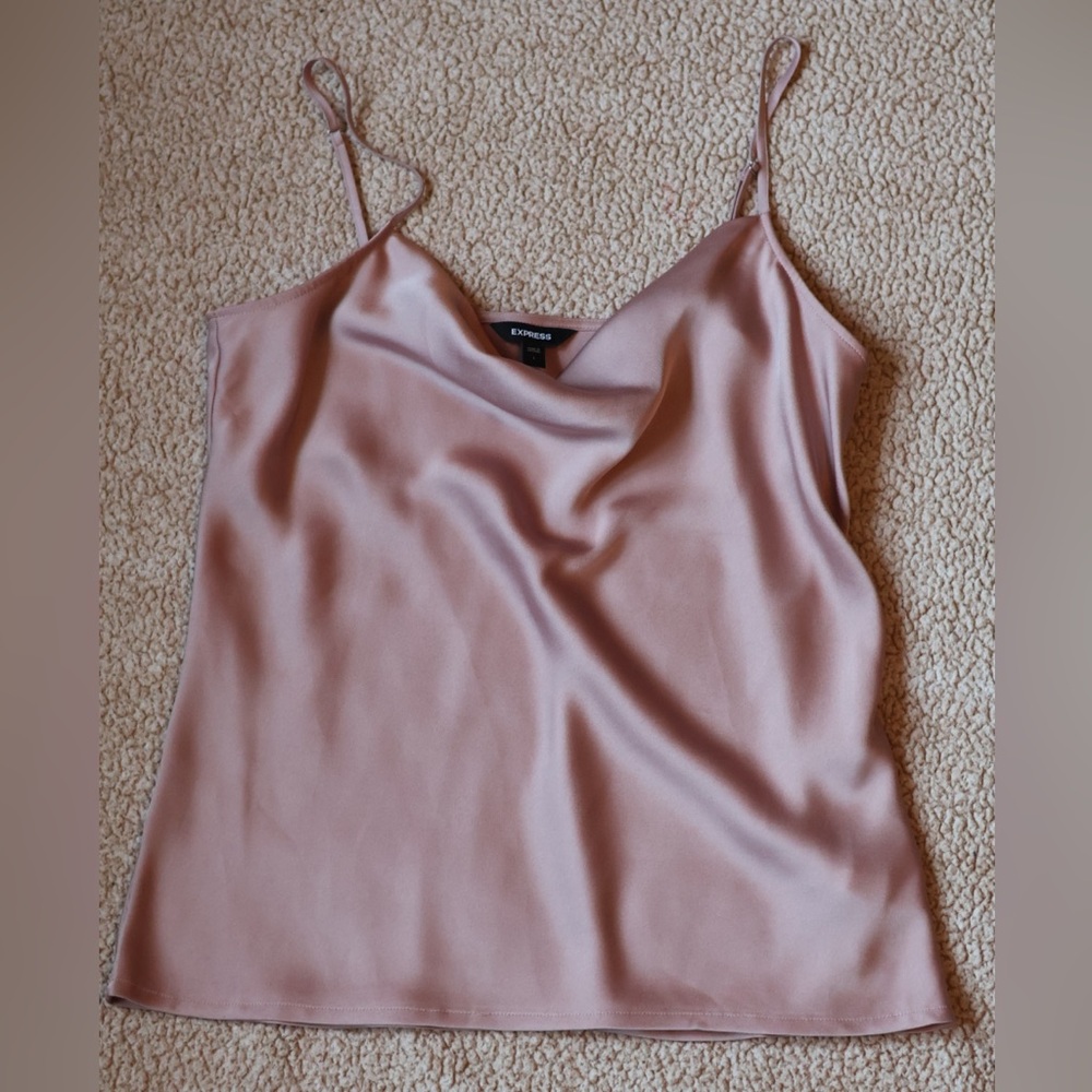 Express Women's Blush Satin Camisole